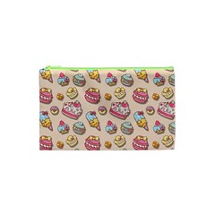 Sweet Pattern Cosmetic Bag (xs) by Valentinaart