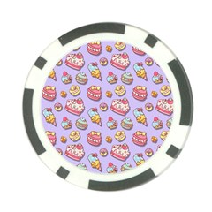 Sweet Pattern Poker Chip Card Guard by Valentinaart