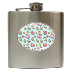 Sweet Pattern Hip Flask (6 Oz) by Valentinaart