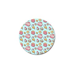 Sweet Pattern Golf Ball Marker (4 Pack)