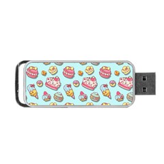 Sweet Pattern Portable Usb Flash (two Sides) by Valentinaart