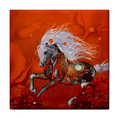 Steampunk, Wonderful Wild Steampunk Horse Tile Coasters by FantasyWorld7