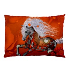 Steampunk, Wonderful Wild Steampunk Horse Pillow Case by FantasyWorld7