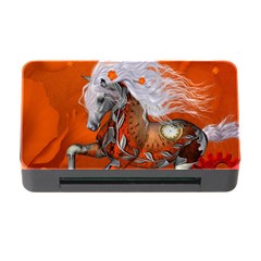 Steampunk, Wonderful Wild Steampunk Horse Memory Card Reader With Cf by FantasyWorld7