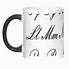 Alphabet Embassy Font Morph Mugs