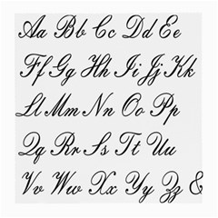 Alphabet Embassy Font Medium Glasses Cloth (2-Side)