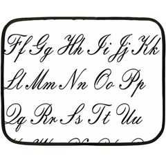 Alphabet Embassy Font Fleece Blanket (mini)