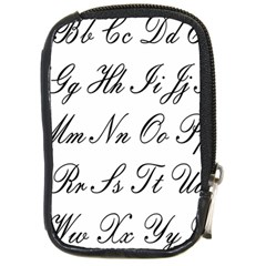 Alphabet Embassy Font Compact Camera Cases by Mariart