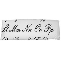 Alphabet Embassy Font Body Pillow Case (dakimakura)