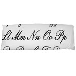 Alphabet Embassy Font Body Pillow Case (Dakimakura) Body Pillow Case