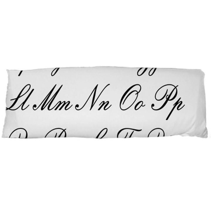 Alphabet Embassy Font Body Pillow Case (Dakimakura)