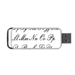 Alphabet Embassy Font Portable Usb Flash (one Side)