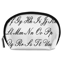 Alphabet Embassy Font Accessory Pouches (Large) 