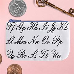 Alphabet Embassy Font Large Coin Purse by Mariart