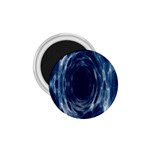 Worm Hole Line Space Blue 1.75  Magnets Front