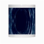 Worm Hole Line Space Blue White Mugs Center