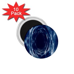 Worm Hole Line Space Blue 1 75  Magnets (10 Pack)  by Mariart