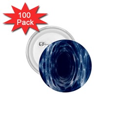 Worm Hole Line Space Blue 1 75  Buttons (100 Pack)  by Mariart