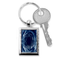 Worm Hole Line Space Blue Key Chains (rectangle)  by Mariart