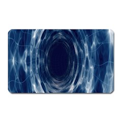 Worm Hole Line Space Blue Magnet (rectangular) by Mariart