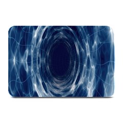 Worm Hole Line Space Blue Plate Mats by Mariart