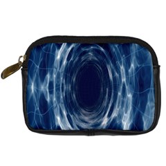 Worm Hole Line Space Blue Digital Camera Cases by Mariart