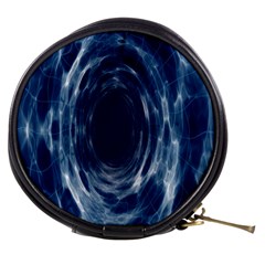 Worm Hole Line Space Blue Mini Makeup Bags