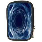 Worm Hole Line Space Blue Compact Camera Cases Front