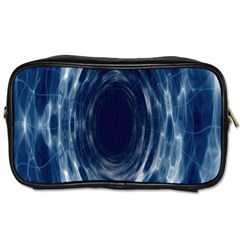 Worm Hole Line Space Blue Toiletries Bags by Mariart