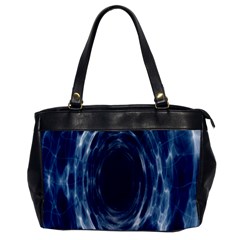 Worm Hole Line Space Blue Office Handbags by Mariart