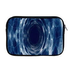 Worm Hole Line Space Blue Apple Macbook Pro 17  Zipper Case by Mariart