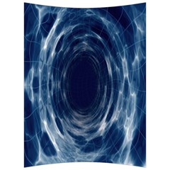 Worm Hole Line Space Blue Back Support Cushion by Mariart