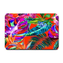 Aloha Hawaiian Flower Floral Sexy Summer Orange Small Doormat 