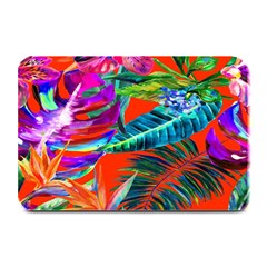 Aloha Hawaiian Flower Floral Sexy Summer Orange Plate Mats