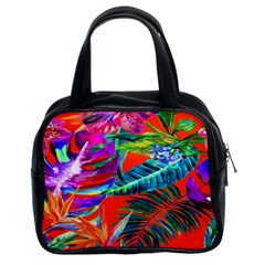 Aloha Hawaiian Flower Floral Sexy Summer Orange Classic Handbags (2 Sides)