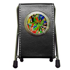 Acrobat Wormhole Transmitter Monument Socialist Reality Rainbow Pen Holder Desk Clocks by Mariart