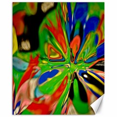 Acrobat Wormhole Transmitter Monument Socialist Reality Rainbow Canvas 16  X 20   by Mariart