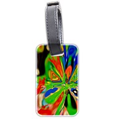 Acrobat Wormhole Transmitter Monument Socialist Reality Rainbow Luggage Tags (two Sides) by Mariart