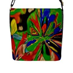 Acrobat Wormhole Transmitter Monument Socialist Reality Rainbow Flap Messenger Bag (l)  by Mariart