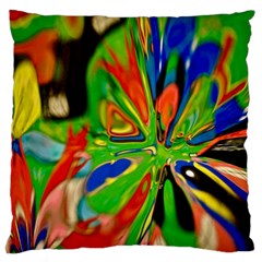 Acrobat Wormhole Transmitter Monument Socialist Reality Rainbow Large Flano Cushion Case (one Side) by Mariart