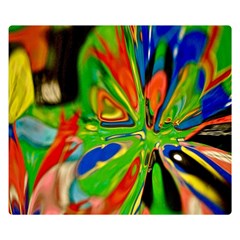 Acrobat Wormhole Transmitter Monument Socialist Reality Rainbow Double Sided Flano Blanket (small)  by Mariart