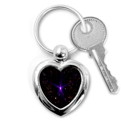 Animation Plasma Ball Going Hot Explode Bigbang Supernova Stars Shining Light Space Universe Zooming Key Chains (heart)  by Mariart