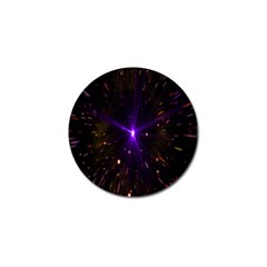 Animation Plasma Ball Going Hot Explode Bigbang Supernova Stars Shining Light Space Universe Zooming Golf Ball Marker (10 Pack)