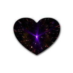 Animation Plasma Ball Going Hot Explode Bigbang Supernova Stars Shining Light Space Universe Zooming Rubber Coaster (heart)  by Mariart