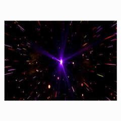 Animation Plasma Ball Going Hot Explode Bigbang Supernova Stars Shining Light Space Universe Zooming Large Glasses Cloth