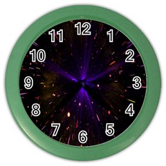 Animation Plasma Ball Going Hot Explode Bigbang Supernova Stars Shining Light Space Universe Zooming Color Wall Clocks by Mariart