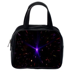 Animation Plasma Ball Going Hot Explode Bigbang Supernova Stars Shining Light Space Universe Zooming Classic Handbags (one Side) by Mariart