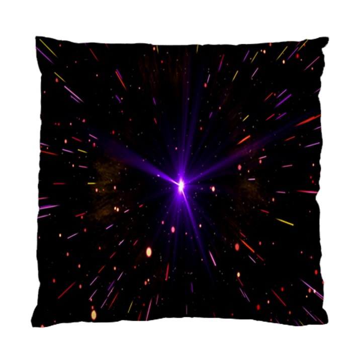 Animation Plasma Ball Going Hot Explode Bigbang Supernova Stars Shining Light Space Universe Zooming Standard Cushion Case (Two Sides)