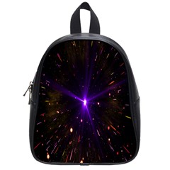 Animation Plasma Ball Going Hot Explode Bigbang Supernova Stars Shining Light Space Universe Zooming School Bag (small) by Mariart