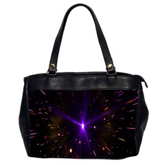 Animation Plasma Ball Going Hot Explode Bigbang Supernova Stars Shining Light Space Universe Zooming Office Handbags (2 Sides)  by Mariart